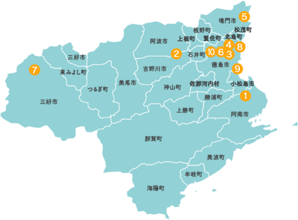 徳島県内病院MAP