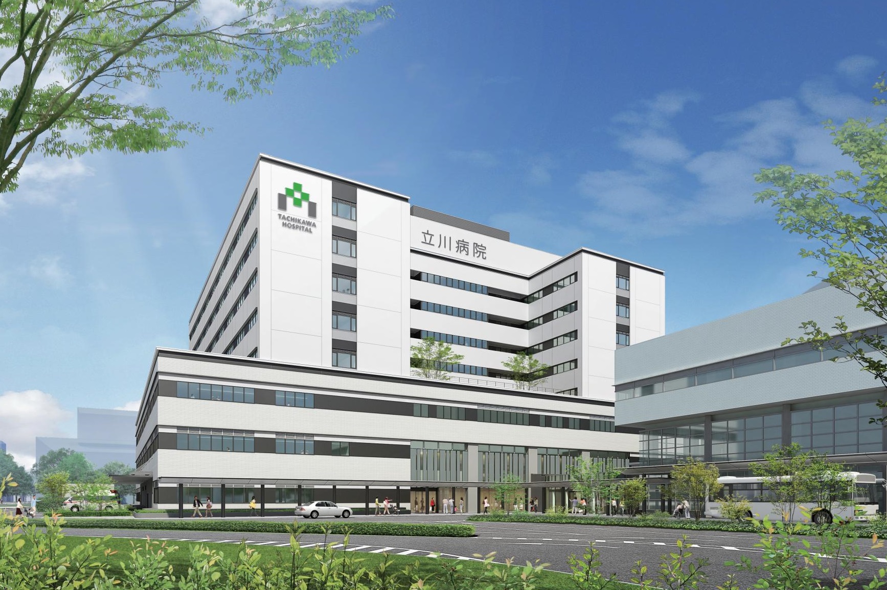 2017年7月に新病院棟がオープンしました。
テレビドラマや映画等のロケ撮影依頼が多い綺麗な病院です。