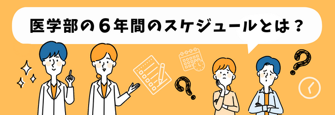 医学部の6年間のスケジュールとは？